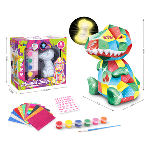 Bộ đồ chơi vẽ tranh thạch cao tự làm phổ biến, tranh vẽ graffiti trắng, đồ chơi vẽ 3D, đèn búp bê thạch cao, heo đất HS HS1529321 - Product Image 2