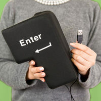 Toptan düğme giriş anahtarı köpük uyku yastık ofis masaüstü USB büyük girin düğmesi
