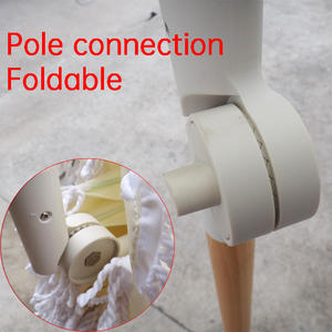 ร่มพับได้สั่งทำพิเศษสำหรับปิกนิก สระว่ายน้ำ ชายหาด ร่มกันแดดกลางแจ้งขนาดใหญ่พร้อมชายครุย ขายดีจากผู้ผลิตโดยตรง - Product Image 4