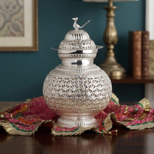 KALASH <b>LAMP</b>-Brass Modern Diwali Retirement Handmade Lightweight Tabletop Home Decor - Product Image 3