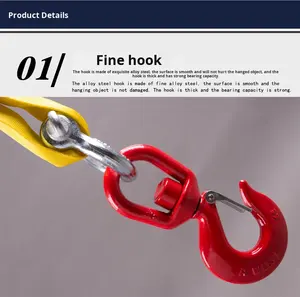 メーカーTIANMAブランド高強度コンプリートセットポリエステルWebスリング持ち上げホイストツール4mmストラップ厚さフレキシブル - Product Image 6