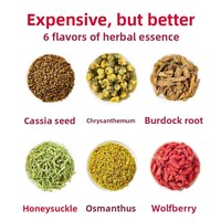 Tisane aux chrysanthèmes, graines de cassia, racine de bardane et chèvrefeuille pour hommes et femmes, pour la santé et les nuits longues, sachet triangulaire 150g