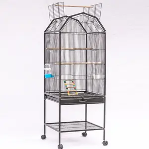 Pet Perroquet Maison fil de fer cage à oiseaux grand assemblage cage d'élevage oiseau grandes Cages à oiseaux