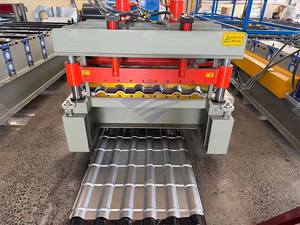 Tuile métallique industrielle en fer galvanisé pré-peinte formant la machine - Product Image 3