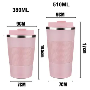 Personnalisable chine Portable créatif métal mignon petit 12 Oz 380Ml garder au chaud tasse à café réutilisable tasse à café