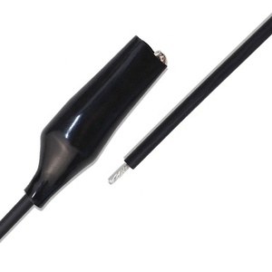 Cavo di collegamento con morsetti a coccodrillo neri e rossi per test singolo - Product Image 6
