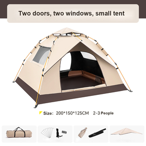 2025 nouveau YX haute qualité Double couche <span class=keywords><strong>Camping</strong></span> tente rapide ouverture facile stockage automatique tente voyage plage tente extérieure - Product Image 5