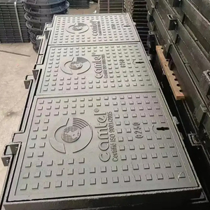 OEM tùy chỉnh nhiệm vụ nặng nề mạ kẽm thép cửa cống khung Bìa lõm khối lát cho đường ứng dụng vật liệu sắt - Product Image 3