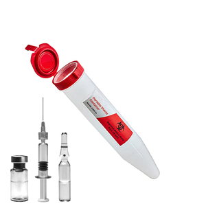 Conteneur de déchets médicaux de 2 gallons avec certificat CE pour l'élimination des objets tranchants, boîte de sécurité médicale pour seringues et aiguilles - Product Image 1