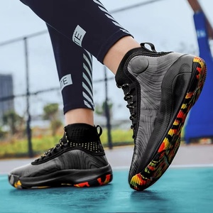 Zapatillas de Baloncesto Personalizadas de Caña Alta para Hombre y Mujer, Zapatos Casuales para Caminar al Aire Libre con Suela de Goma, Diseño OEM ODM para la Temporada de Verano - Product Image 4