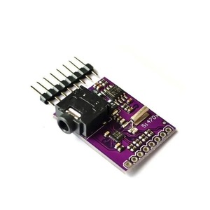 Módulo Sintonizador de <span class=keywords><strong>Radio</strong></span> FM EParthub MCU-470 - Placa de Evaluación Basada en Chip Si4703 con RDS/RBDS para Proyectos Electrónicos DIY y Pruebas - Product Image 1