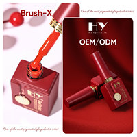 Hanyi Vernis gel rouge Love Fire de qualité supérieure sans TPO 36 couleurs 15ml UV LED Pigment riche polymérisé OEM Vernis gel personnalisé