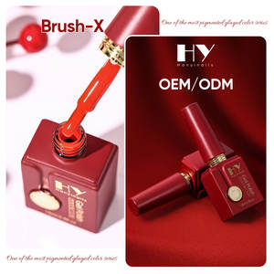 Hanyi Premium TPO Free Red Love Fire Gel Polish 36 colores 15ml UV LED curado rico pigmento OEM personalizado Gel Polish - Product Image 4