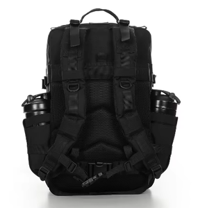 Sac de Voyage Imperméable Personnalisé avec Logo, Sac de Préparation des Repas de Fitness Noir 45L, Sac à Dos Tactique pour la Préparation des Repas de Gym, Sac à Déjeuner pour Hommes - Product Image 4