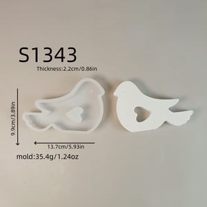 Moldes de almacenamiento de Arte de resina hechos a mano respetuosos con el medio ambiente 3D, herramientas de pastel de PC de silicona S1343 para barra de velas numéricas - Product Image 5