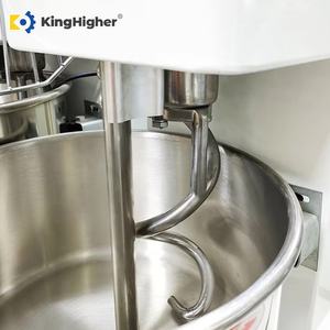 Mélangeur à pâte automatique commercial en spirale 45L à double vitesse, bol en acier inoxydable, machine de boulangerie, pizza, pain, minuterie industrielle, neuf - Product Image 5