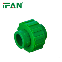 IFAN NBR 15884 Raccords de plomberie PPR Raccord de tuyau PPR vert Toutes les tailles Raccord PPR Union en plastique