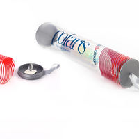 Emballage personnalisé en tube PVC transparent, boîte cylindrique en plastique, tube rond en acétate pour cadeaux et cosmétiques