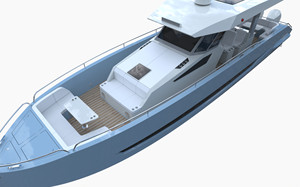 Kinocean Yacht di Lusso 46 Piedi in Alluminio, <span class=keywords><strong>Barca</strong></span> da Carico in Vetrina con Letto Matrimoniale a Prua - Product Image 4