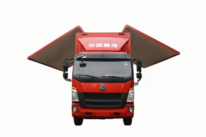 Gloednieuwe Howo Lichte Vleugelwagen 4X2 4X4 Box <span class=keywords><strong>Truck</strong></span> Met Diesel Handgeschakelde Versnellingsbak - Product Image 3