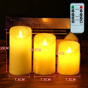 Bougies électroniques à LED Swing Shake Simulated Candles pour <span class=keywords><strong>les</strong></span> mariages, <span class=keywords><strong>les</strong></span> restaurants et l'éclairage de guidage en plastique - Product Image 3