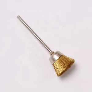 Cepillo de alambre de cobre para <span class=keywords><strong>uñas</strong></span>, herramienta eléctrica de alta calidad para pulir, cabezal de pulido, cepillo de limpieza dorado - Product Image 3