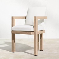 Table d'extérieur nordique pour cour et jardin, en teck massif, anti-corrosion, imperméable et résistant aux UV, fabriquée en Chine