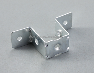 Support de selle mural en forme de U pour suspension articulée en acier galvanisé pour plafonnier - Product Image 2