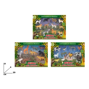 Animali Nel Mondo - Set de Figuras Coleccionables de Animales Salvajes y de Granja, 29x21 cm - Product Image 3