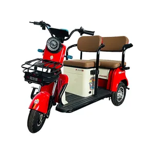 M70 800 watts Venda quente de fábrica por atacado de alta qualidade triciclos elétricos dobráveis de 3 rodas para adultos com balde