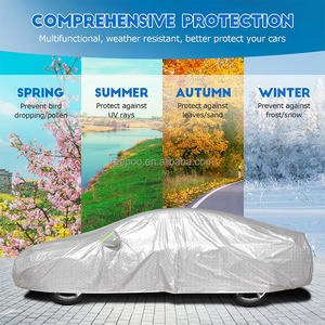 Funda Protectora para Auto Impermeable Personalizada con Logotipo OEM, Venta al por Mayor de Fábrica, Funda Plegable para Carrocería de Auto, Ajuste Universal para Todos los Modelos de Auto - Product Image 3