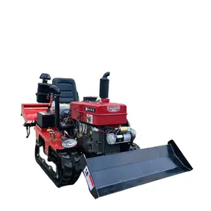 Contagem grande compra um gancho livre mini fazenda faixas de borracha trator 25hp 30hp 35hp 40hp 50hp para agricultura