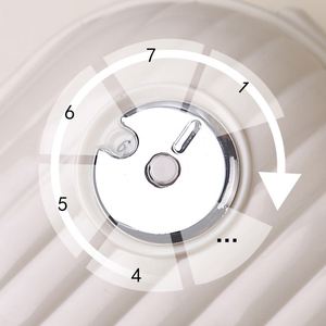 Boîte de rangement pour pilules portable de luxe couleur crème 7 jours avec 7 compartiments - Product Image 3