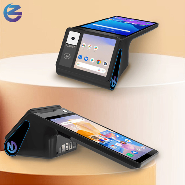 8" Desktop POS Terminal with 3.95" Customer Display 58mm/80mm Printer UAE Stock Epos Machine Terminal