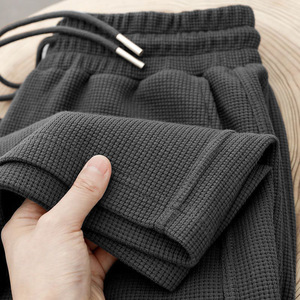 <span class=keywords><strong>Pantalon</strong></span> de sport décontracté pour <span class=keywords><strong>homme</strong></span>, coupe droite ample, couleur unie, léger et respirant, nouvelle collection Printemps-Automne 2025, pour le commerce extérieur - Product Image 4