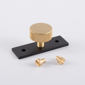 Brushed Brass and <strong>Black</strong> Furniture Hardware Cabinet <strong>Door</strong> Handle and <strong>Knob</strong> for Kitchen Drawer Wardrobe Use for Home Furnishing - Product Image 5