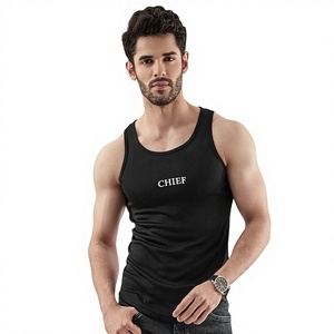 เสื้อกล้ามผู้ชาย OEM ผ้าฝ้ายถัก 100% คอกลม สปอร์ต สีพื้น ปรับแต่งสีได้ น้ำหนัก 120 กรัม ระบายอากาศได้ดี เหมาะสำหรับวิ่ง/ออกกำลังกาย รับสกรีนโลโก้ - Product Image 1