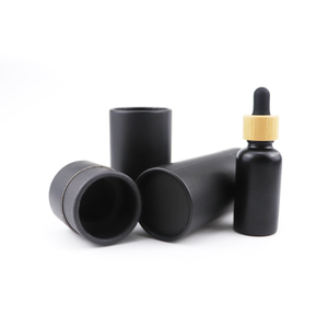 eco friendly mini 10 ml twist up round black package kraft tubes cap paper squeeze tube cosmetic packaging paper tube box can