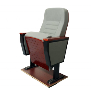 เก้าอี้หอประชุมคลาสสิกที่ทันสมัยพร้อมผ้าที่นั่งพับได้สำหรับห้องนั่งเล่นโรงละครโบสถ์โรงเรียนหรือใช้ใน<span class=keywords><strong>โรงแรม</strong></span> - Product Image 6