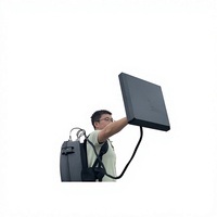 Antenne directionnelle portable multicanal à panneau plat pour communication UAV