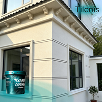 Revêtement liquide imperméable pour murs extérieurs, texture marbre, pour façade de bâtiment, application facile par pulvérisation, peinture pour maison