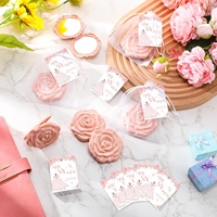 Souvenirs de mariage, miroir de poche pliable compact personnalisé à double face, finition argentée, ensemble d'outils de maquillage, cadeaux