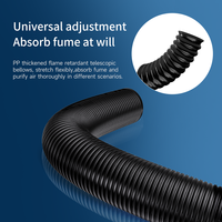 Extracteur de fumée métallique AIXUN ES02 avec lumière LED pour la maintenance des téléphones portables et des appareils photo – Outil de purification des fumées à forte aspiration et efficacité