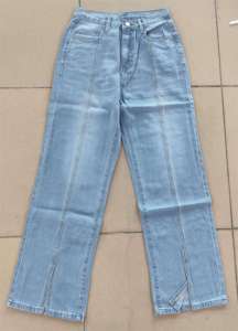 Jeans en gros, mélange de couleurs bleu, <span class=keywords><strong>noir</strong></span> et gris, en <span class=keywords><strong>cuir</strong></span> élégant, idéal pour le printemps - Product Image 5