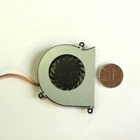 Ventilateur de refroidissement axial en aluminium ultra-fin, noir, pour processeur, pour ordinateur portable et boîtier d'ordinateur