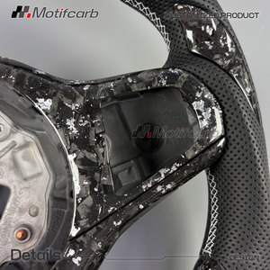 Volante Personalizado de Fibra de Carbono Forjado Plateado con LED para BMW Serie G G20 G21 G22 G05 G06 G29 G30 X3 X4 X5 M2 M3 M4 2017-2026 - Product Image 4