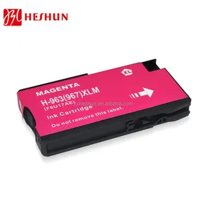 Heshun 963xl 963 XL 967xl cao cấp tương thích phun Mực Cartridge cho hp963xl cho hp963 cho HP Officejet 9010 9020 máy in