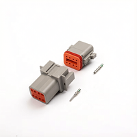 Connecteur Électrique Automobile 1/2/3/4/5/6 Broches, Connecteur Plastique Étanche pour Voiture, Mâle et Femelle, Deutsch DT04-2P DT06-2S