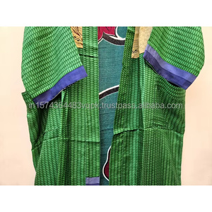 Kimono de seda indio hecho a mano, bata de dormir para mujer, ropa de verano, kimono, ropa de estar por casa, kimono surtido, estilo bohemio, boho - Product Image 2
