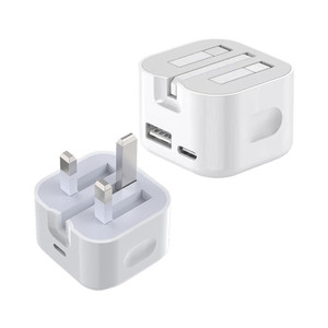 Caricatore da Muro USB C Rapido QC3.0 20W con Spina UK, Uscita 35W per Telefono 16/15/14/13, Ingresso 5V/2A - Product Image 6